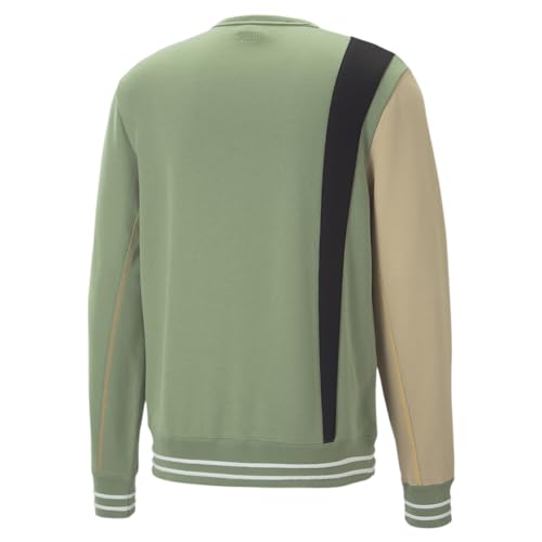 PUMA Mens B5s Crew Neck Sweatshirt Casual - Green2