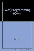 Introduction to Computer Programming C++ 0471204633 Book Cover