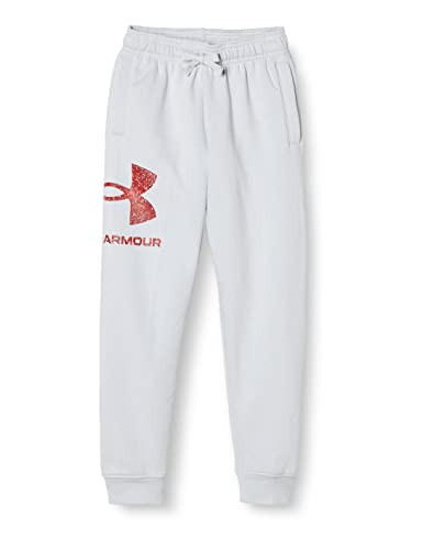 [アンダーアーマー] トレーニングフリース UA LONGSHOT LS 1.5 PRINT ボーイズ Halo Gray / / Stadium Red S