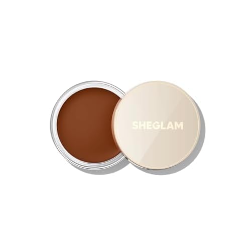 SHEGLAM Silk Haze Cream Bronzer Blendable Cream Makeup with a Lightweight Formula - Customizable Face Makeup for a Natural, Sun-Kissed Glow Long Lasting-Burnt Sienna
