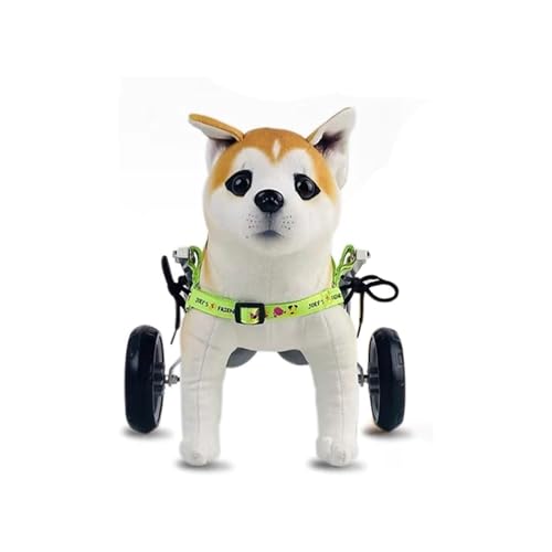Dog Wheelchair Rehabilitation Mobility Aid for Small/Medium/Large, Small Wheelchair Leg Brace, Injured Doggie Assisted Walker, Light Weight Pet Carts(X-Small)