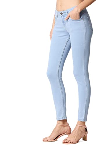 Image of HIGH Star Women Blue Slim-Fit Jeans