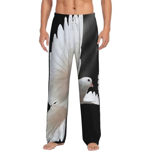 Pantalon de pyjama homme en micropolaire de qualité supérieure colombe