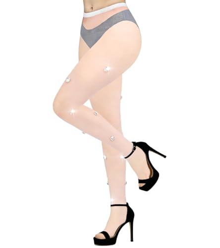 Image of Benefeet Sox Womens Sheer Tights Sexy High Waist Pantyhose Patterned Transparent Nylon Silk Thin Stockings