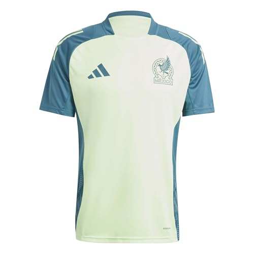 Adidas Men's Mexico Jersey, Green Spark/Mystery Green, Medium