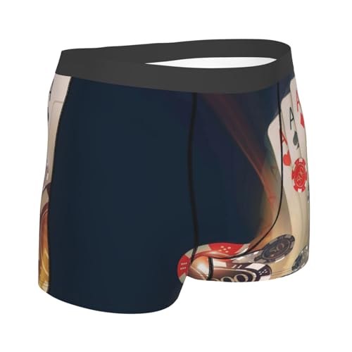 Casino Poker Chips Mens Underwear Boxer Briefs Him Moisture Wicking Boxer Briefs4
