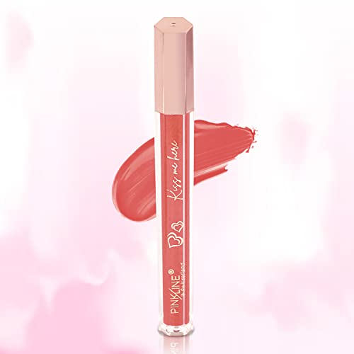 Image of PINK LINE Intense Matte Velvet Lip Gloss /Non-cracking Anti-transfer Long-Lasting Waterproof Liquid Lipstick /Lip Gloss Set (Pack of 1)