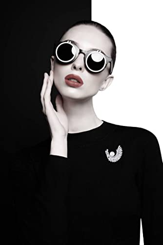 Image of Brooch Pins for Women Rinestone Fashion Statement Jewelry