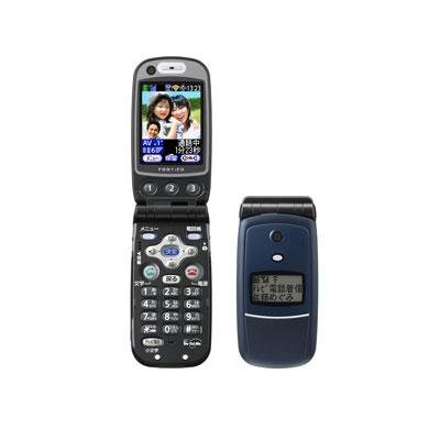 Amazon | FUJITSU FOMA F881iES らくらくホンII ネイビーブルー