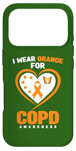 COPD Awareness �V���c - I Wear Orange for COPD Awareness �X�}�z�P�[�X iPhone 17 Pro �p