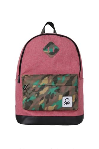 Sırt Çantası, Okul, 40 X 29 X 11 Cm, Pembe Kamuflaj, Unisex, Orta