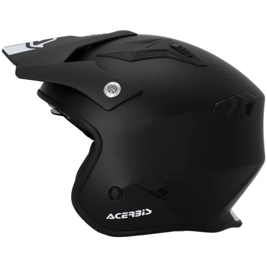 ACERBIS Helmets Casco Jet Aria Negro Mate para Motorista Homologado 22.06 (L 59/60)