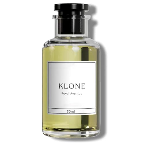 Perfume Klone para hombres, perfume Klone Scents para hombres, fragancia duradera que mejora el encanto y la confianza, fragancia de romance y tentación (Royal Aventus)