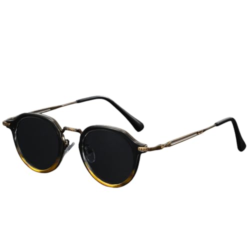 Lunettes de soleil rondes et légères au design vintage pour le plein air
