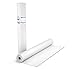 White Kraft Arts and Crafts Paper Roll - 24 inches by 175 Feet (2100 Inch) - Ideal for Paints, Wall Art, Easel Paper, Fadeless Bulletin Board Paper, Gift Wrapping Paper and Kids Crafts - Made in USA