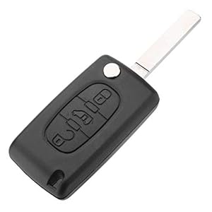 Sleutelbehuizing voor 3 toetsen, compatibel met diverse automerken