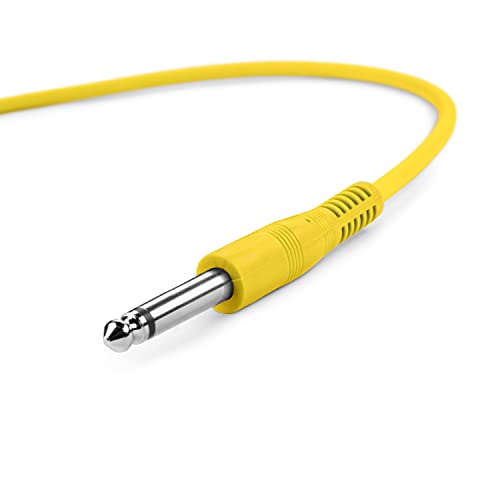 Adam Hall Cables 3 STAR IPP 0015 SET - Patchkabel, 6 x 6,3mm Klinkenstecker auf 6,3mm Klinkenstecker mono, bunt, 0,15m