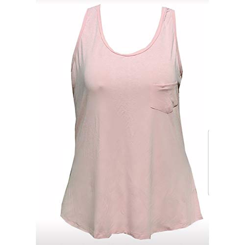 Camiseta Regata de Viscolycra Rosa Claro Plus Size G4-58 ao 62