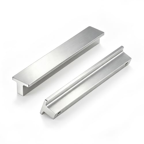 Goldenwarm 20 Pack 5" Brushed Nickel Cabinet Pulls Drawer Handles