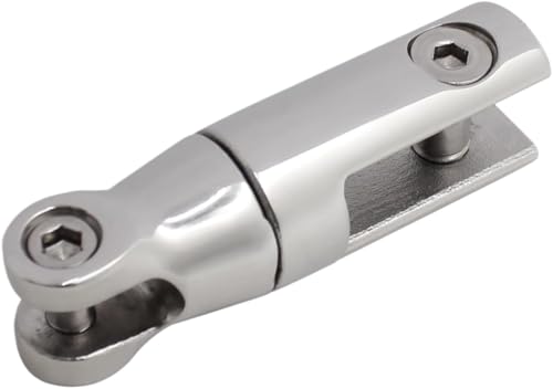 Connecteur de chaîne d'ancre pivotant anti-torsion en acier inoxydable