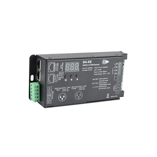 Decodificador PWM D4-XE de alta frecuencia con pantalla digital para atenuación de luces RGB
