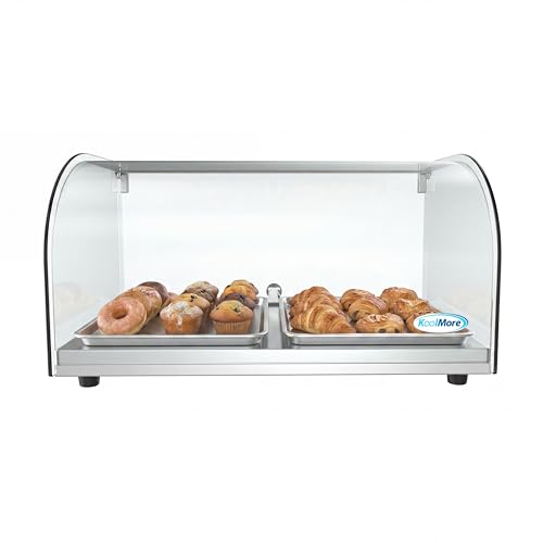 Image of KoolMore DC-1C Bakery Display Case, 0.88 Cu. Ft - 1 Shelves, Clear
