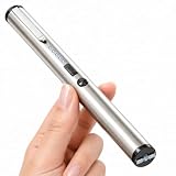 Silver MagiUSA Tazer Stun Gun Pen, USB Rechargeable with LED Light
