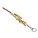 LERANXIN 1 Pièce Acier Inoxydable Porte-clés, Pendentif PUBG 3D modèle en métal, Arme Modèle Longueur Environ 122mm, Convient aux Enfants ou Cadeau Garçon Jouet [AWM]