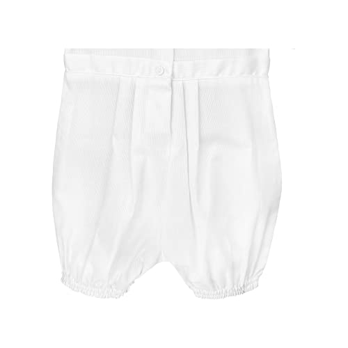 Petit Ami Baby Boys' Pique Christening Knicker With Hat, 3 Months, White #TOP3
