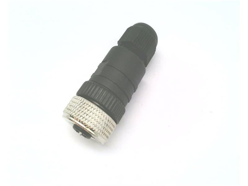 RADWELL RAD00313 4 Wire, Connector W/ PG7 Gland, Female Straight, Field Connector, M12