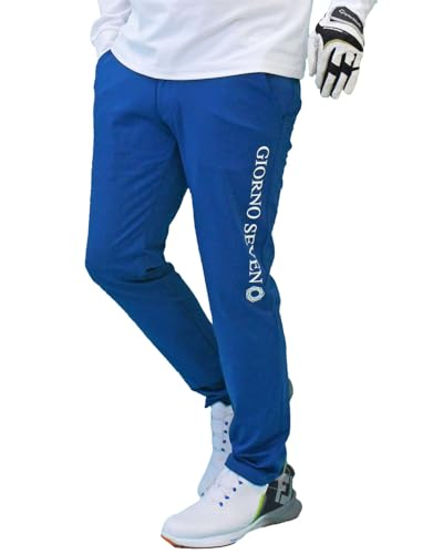 MC MensCasual GIORNO SEVEN メンズゴルフパンツ L ブルー