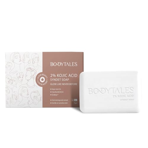 Image of 2% Kojic Acid Syndet Soap with Glutathione | For Pigmentation & Sun damage | Soap for Men & Women | Suitable for All Skin Types | 75g (Pack of 1)
