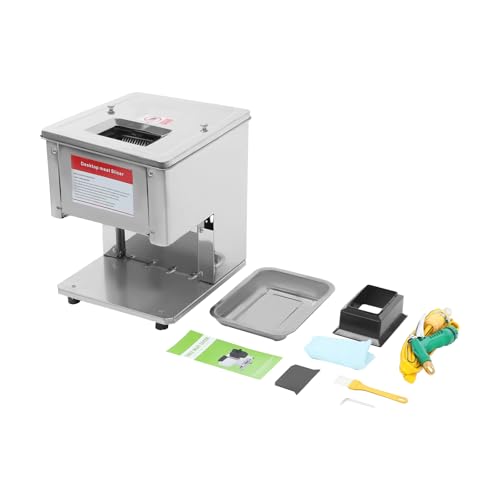 Cortadora eléctrica de carne 1500W acero inox miniatura 6