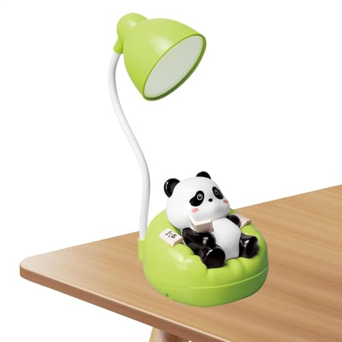 Nkmujil パンダナイトライト、LED読書デスクランプ、調光可能なパンダライト、充電式デスクランプ、引き出し付きナイトスタンドランプ、子供用寝室パンダライト、3つのライトモードデスクランプ、パンダLEDナイトライト