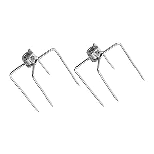 HYTROVE 2Stücke Grillgabeln für Rotisserie