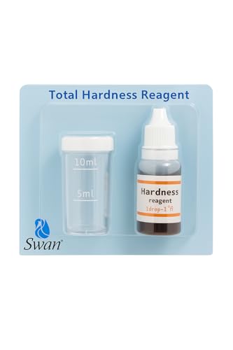 Swan Kit Reagente per Analisi Durezza Totale dell'Acqua, Test con Flacone da 10ml