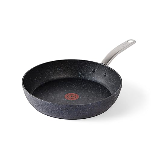 Image of T-fal StoneShield 10 inch / 26cm Frypan, Non-Stick, Anti-Warp, Rock Texture, Dishwasher & Oven Safe, Easy to Clean