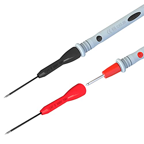 Goupchn Test Probe Set 4Pcs 600V/10A Non-Destructive Back Probes And 4Pcs Gold-Plated Precision Sharp Probes For 2Mm Multimeter Leads Electrical Testing #TOP3