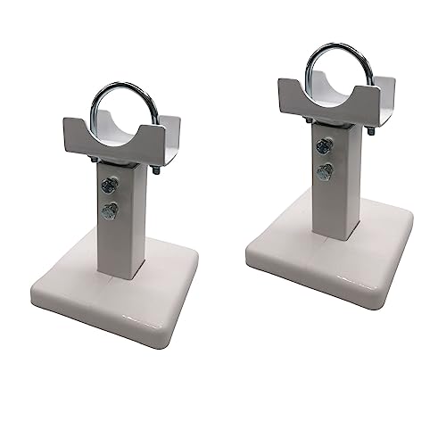 1 Paar Bodenbefestigungen für Aluminiumheizkörper - Füße für Rohrheizkörper - Heizkörperhalter