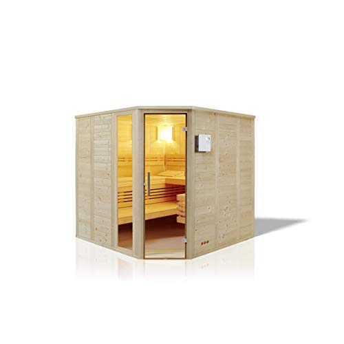 Infraworld Sauna Urban Massivholz 209 x 209 cm 391033