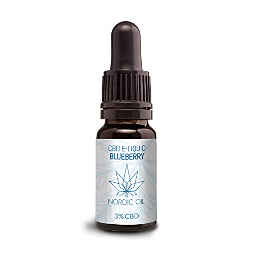 Nordic Oil - 300mg CBD Blaubeere E-Liquid für die E-Zigarette / 3% CBD / ohne Nikotin / PG / VG – Bild 3