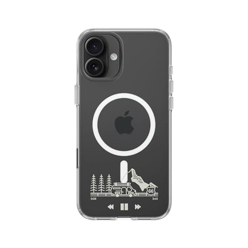 Coque iPhone 16 Plus transparente MagSafe idéale pour la photo en voyage On The Road