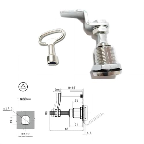 Serrure de porte en acier inoxydable 304 pour boîte de distribution à compression - 3