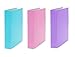 Produktbild 3x Ringbuch / DIN A5 / 2-Ring Ordner / Farbe: je 1x türkis, pink und lila