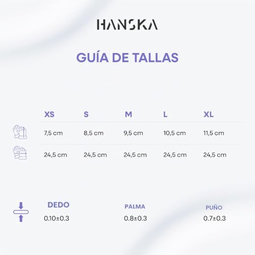 Miniatura 7 de Hanska Paquete De 100 Guantes Desechables De Nitrilo Morado - Sin Polvo - Desechables - Ambidiestros - No Estériles - Base De Goma - Apto Para Uso Médico Y Manipulación De Alimentos 100, M