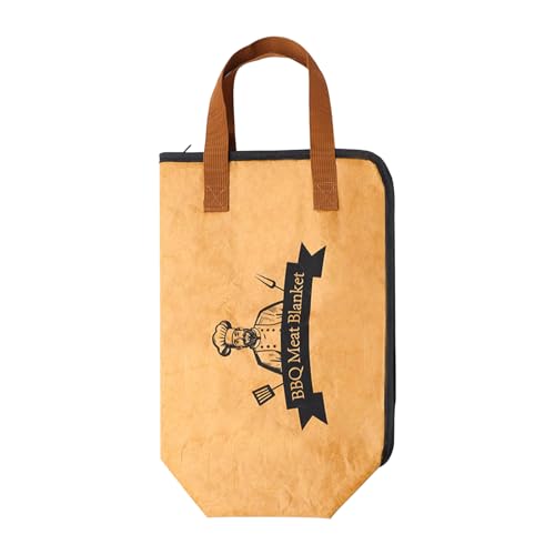 Manta de barbacoa – 14,9 x 21 x 6,6 pulgadas, accesorios para barbacoa, manta de descanso para carne | boca grande reutilizable impermeable grande para los amantes de la parrilla mujeres hombres ma