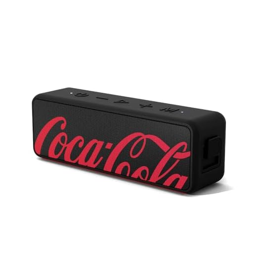 Coca-Cola Caixa de som Bluetooth - Preto