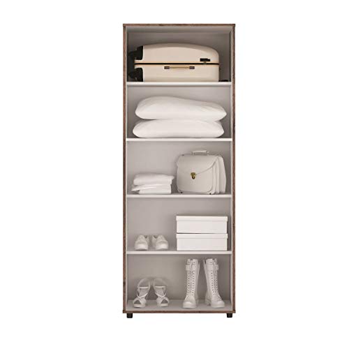 Armário Multiuso 2 Portas Capri Valdemóveis Branco Brilho