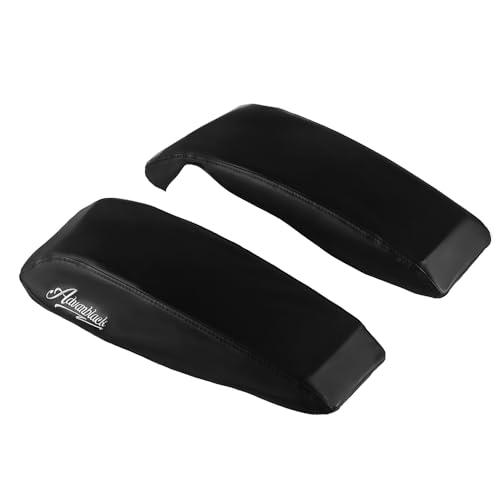 Cubierta impermeable para tapa de alforjas Advanblack, compatible con Harley 23.5 y posteriores, color negro, instalación fácil, no apta para tapas de 8 pulgadas miniatura 2