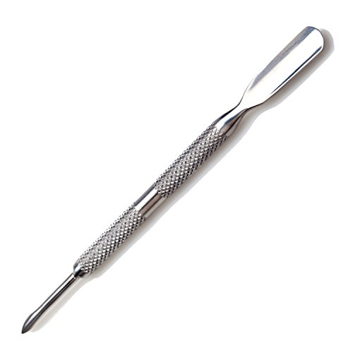 Premium Quality Stainless Steel Manicure/Pedicure Cuticle Pusher/Scraper By VAGA